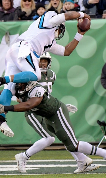 Kuechly, Clay lead Panthers to 35-27 comeback win over Jets (Nov 26, 2017)